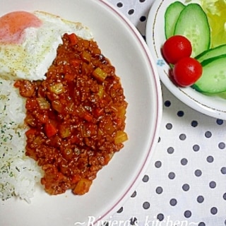 簡単！カレールーでドライカレー♪